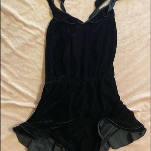 black victoria’s secret romper